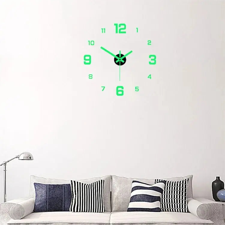 DIY Luminous Silent Wall Clock