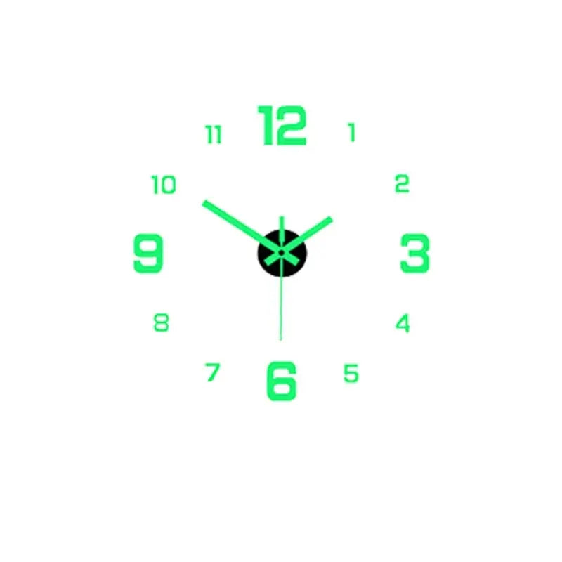 DIY Luminous Silent Wall Clock