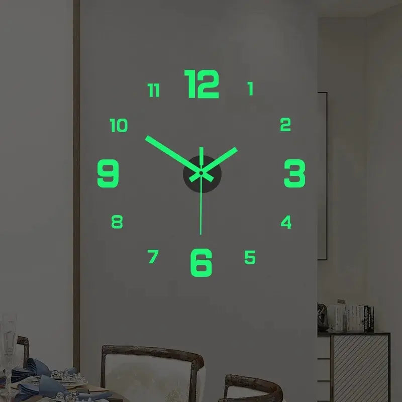 DIY Luminous Silent Wall Clock